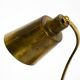 Beautiful, rare, large, heavy mid-century modern brass table lamp
