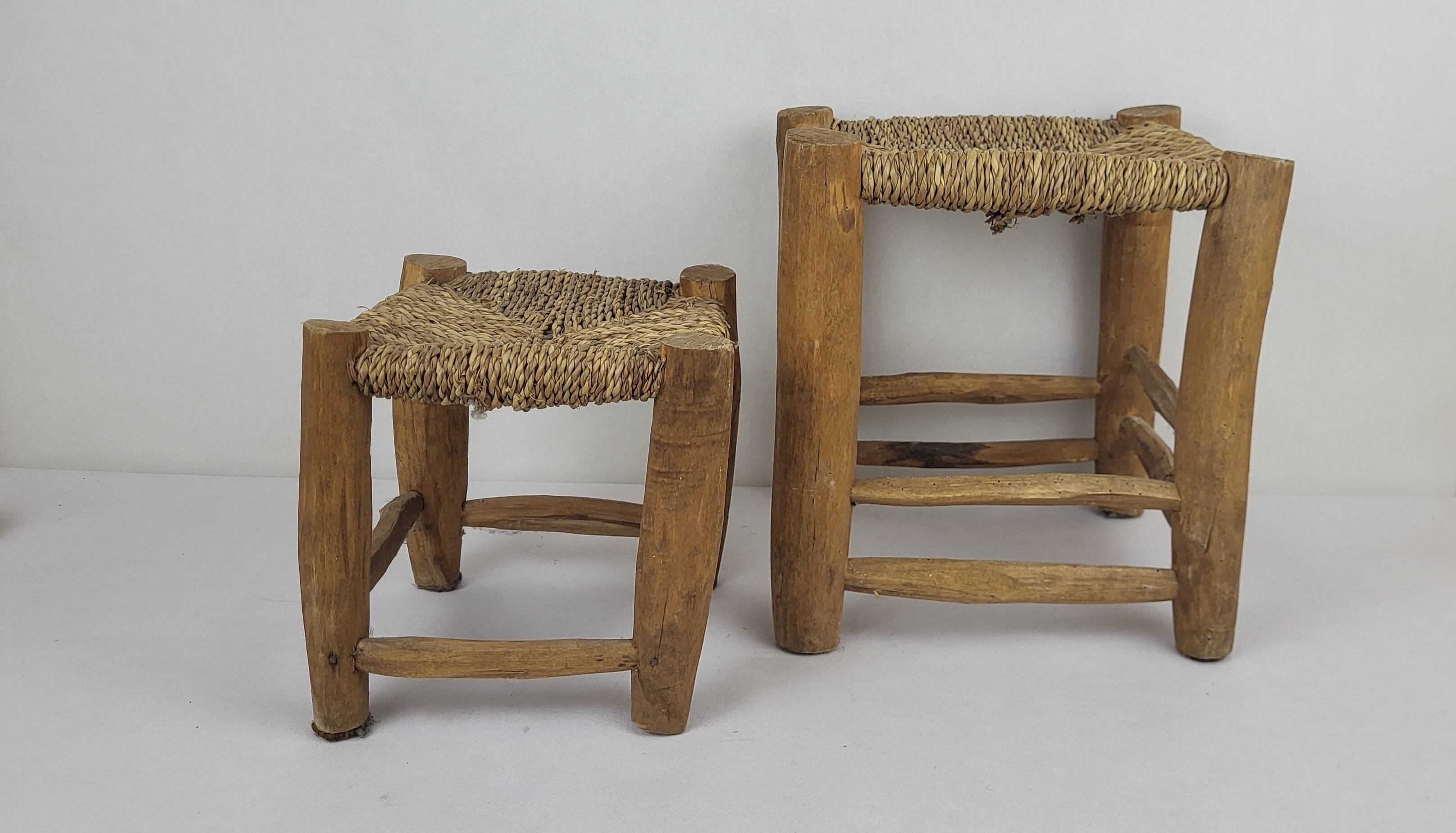 Brutalist nesting stool