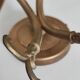 Antique brass wall sconce with two arms, Louis XV style.