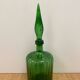 Carafe en verre italien Empoli, années 60