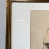 Old painting, portrait of a dandy, signed and dated 1927