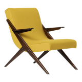 Lounge chair by ULUV reupholstered in Kvadrat Hallingdal, Czechoslovakia, 1960s
