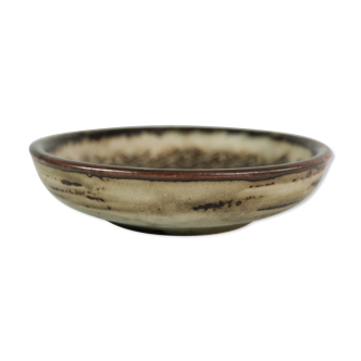 Stoneware bowl in brown colors, no.: 21567 by Gerd Bøgelund for Royal Copenhagen