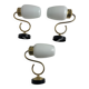 LOT 3 VINTAGE OPALINE WALL LIGHTS