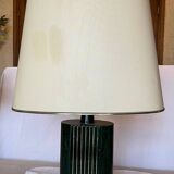 80s ceramic column table lamp
