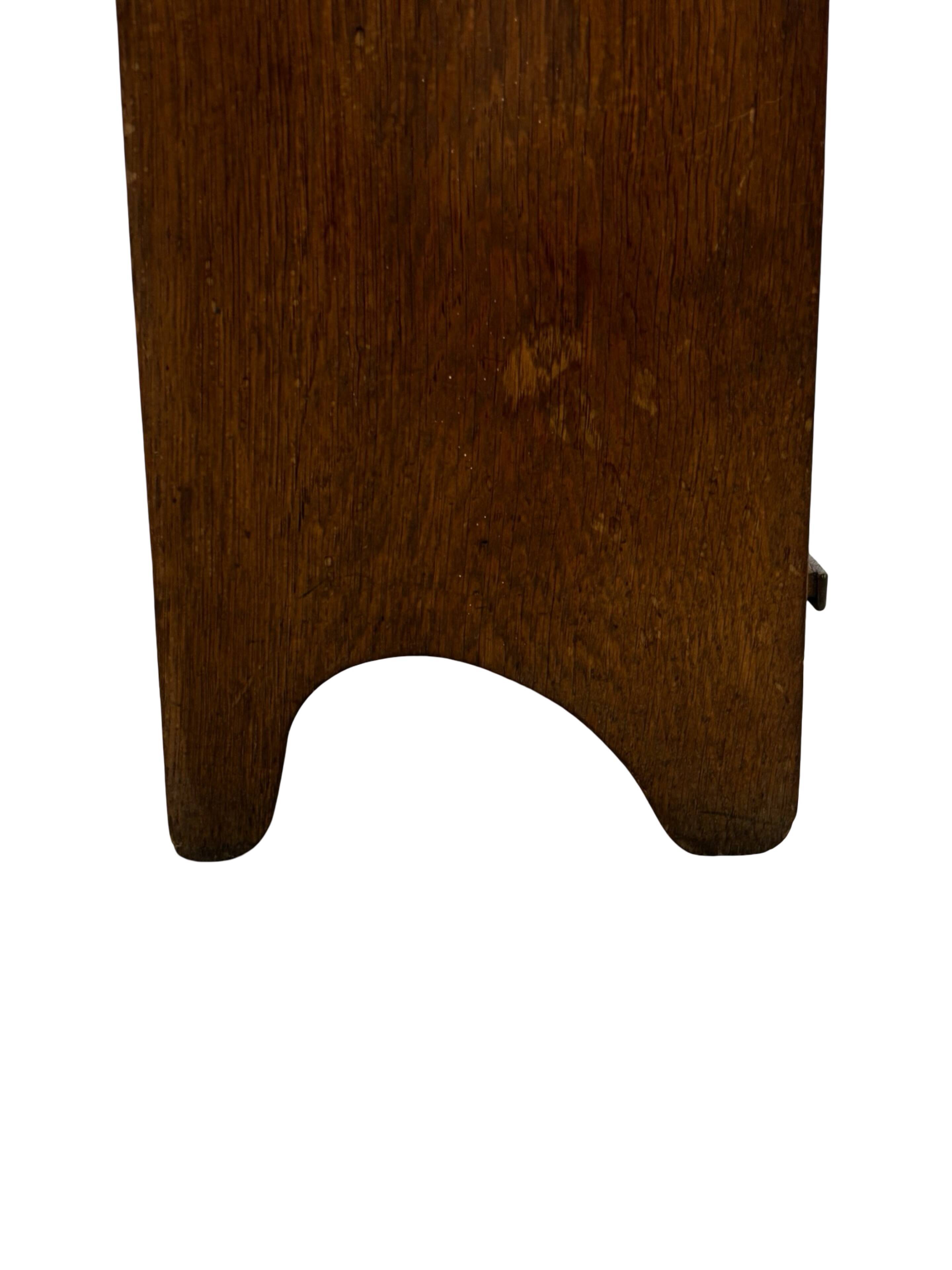 Art Deco Oak compact bookcase minimalist design