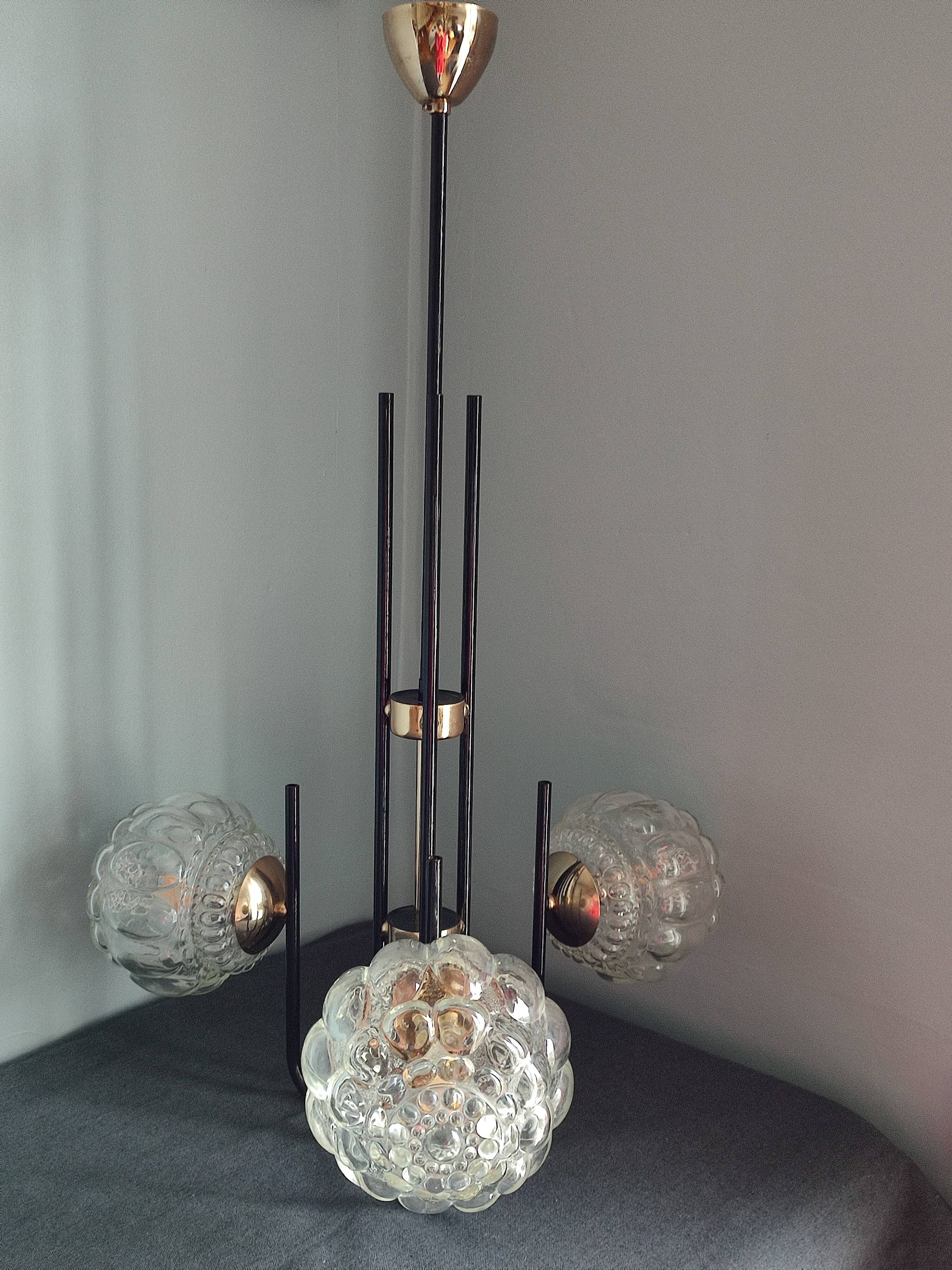 Suspension trois feux vintage