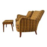 Set of 4 Armchairs with Ottoman by Möbelindustries Oelsa – Rabeneau PS 28,