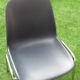 1970s pat. pend dipiplast stackable chair grey shell grained surface