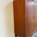 Armoire à tambour vintage en teck