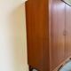 Vintage tambour cabinet teak