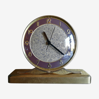 Horloge vintage pendule à poser "La Dorée"