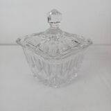 Sucrier en verre transparent