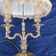 Lampe bouillotte 2 feux en bronze