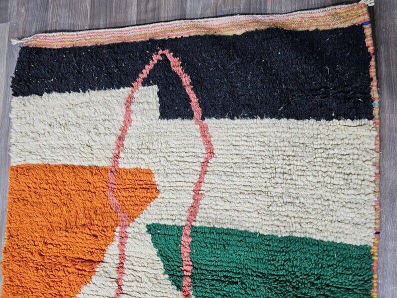 Modern Moroccan Berber rug size 140 x 260 cm