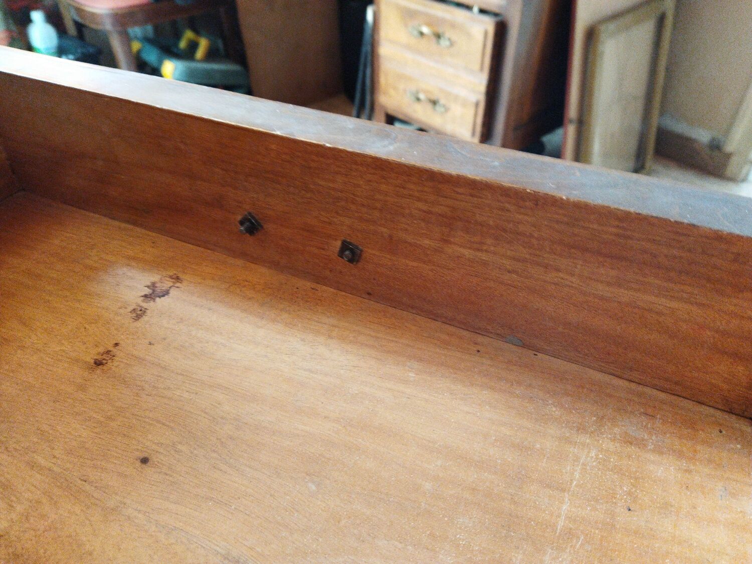 Old chest of drawers high dressing table