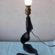 Wrought iron lamp base