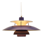 Lampe suspendue vintage Louis Poulsen PH5 – Édition originale violette