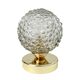 Vintage bubble globe lamp electrified to new