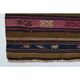 1970s Vintage Turkish Oushak Handmade Wool Cotton Brown Area Rug 167x229