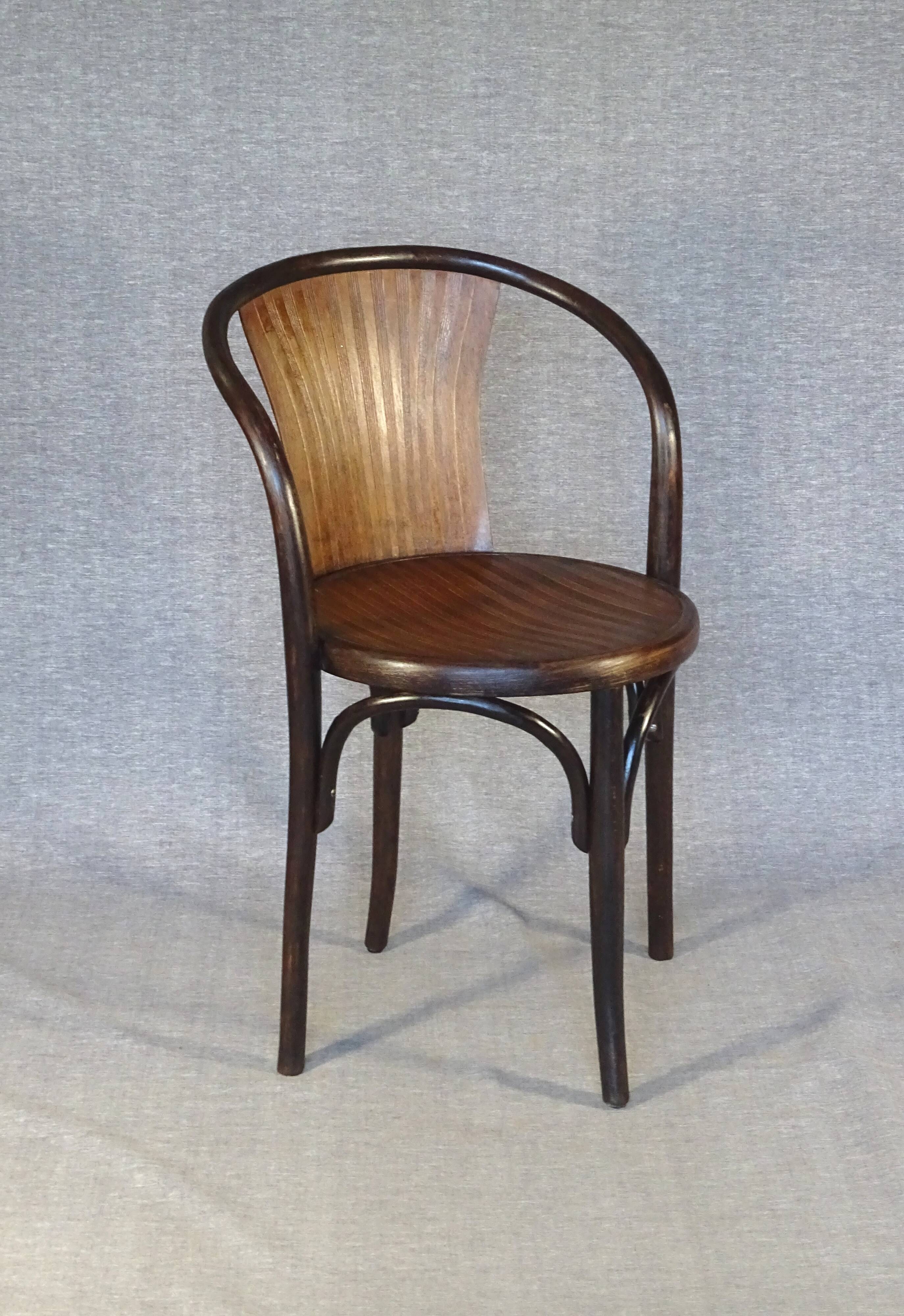 Chaise Fischel N°15E, vers 1915, no Thonet
