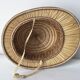 Colonial hat in braided straw
