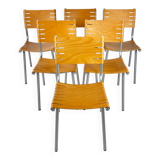 Set of 6 Dining Chairs by Ruud Jan Kokke for Harvink, 1990s
