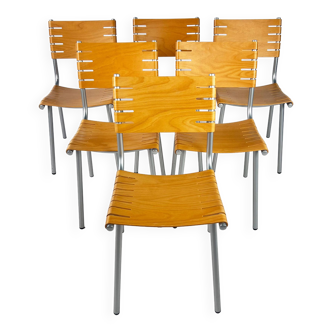 Set de 6 chaises de salle à manger par Ruud Jan Kokke pour Harvink, 1990s