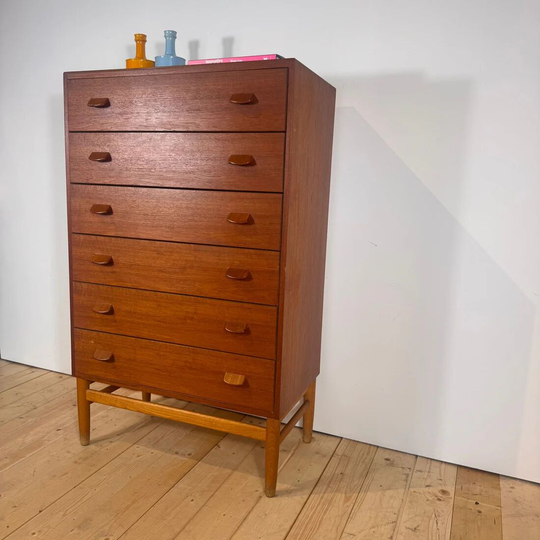 Commode en teck FDB Møbler, années 1960