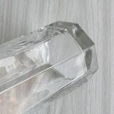 Vase en verre transparent, design classique