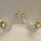 Paire de chandeliers en cristal
