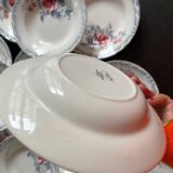 12 plates Digoin Sarreguemines Olga