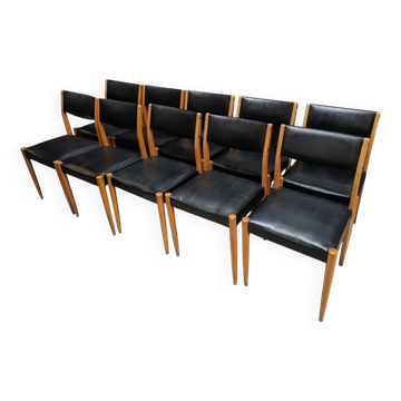 Chaises de salles à manger vintage scandinave