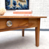 Solid elm coffee table