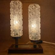 Lampe double vintage mid century