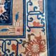 Art Deco Wool Handmade Rug Large 1920s with Bats