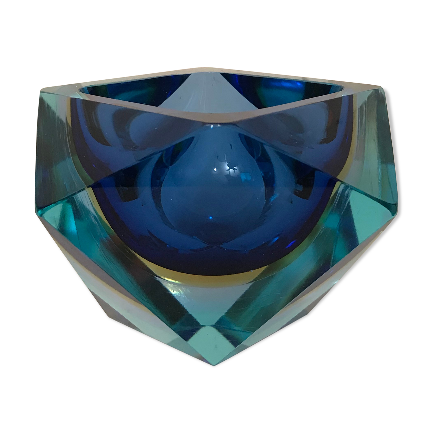 Ashtray Murano Sommerso 1970