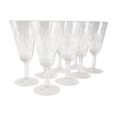Set of 8 champagne flutes