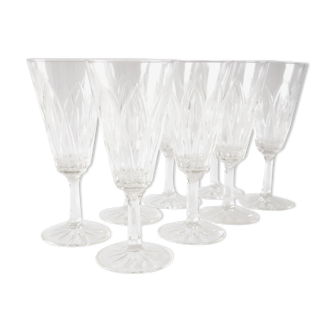 Ensemble de 8 flutes à champagne