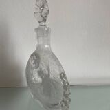 Daum bubble glass carafe