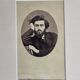 Set of 6 old photographs, oval and rectangular studio portraits from the 19th century