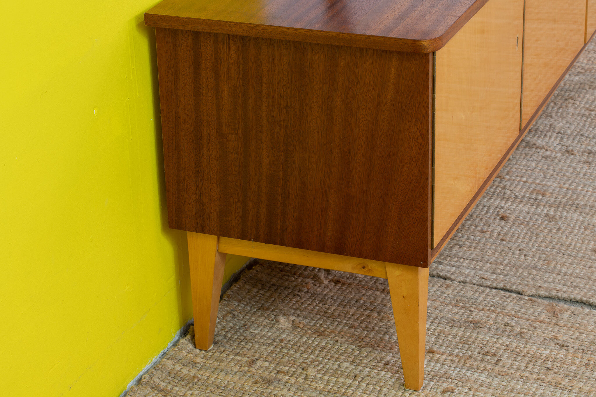 Vintage Scandinavian enfilade - 165 cm