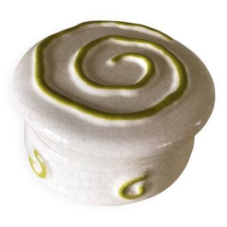 Longwy enamel trinket box