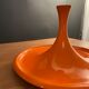 Orange space age fruit cup