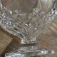 Vintage ice cream coupe finely engraved crystal from Arques.