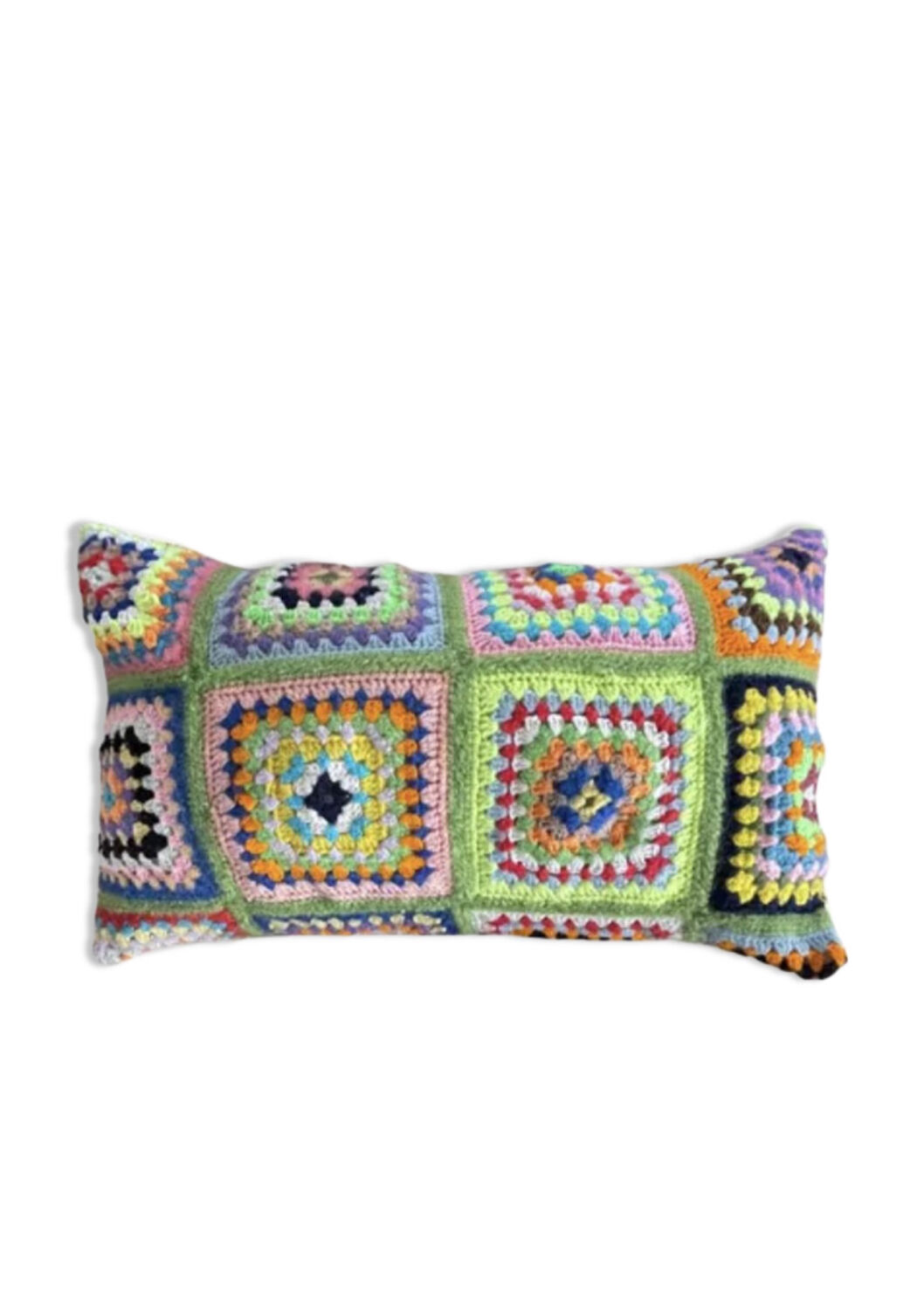 Vintage crochet cushion