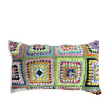 Vintage crochet cushion