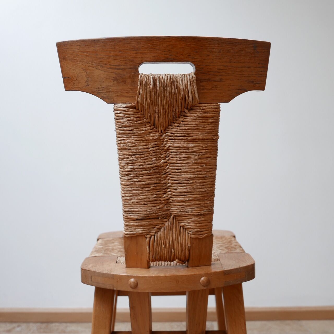 Set of Dutch Arts & Crafts Dining Chairs by W Kuyper