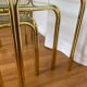 Golden metal tables