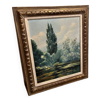 Peinture ancienne signée 1941